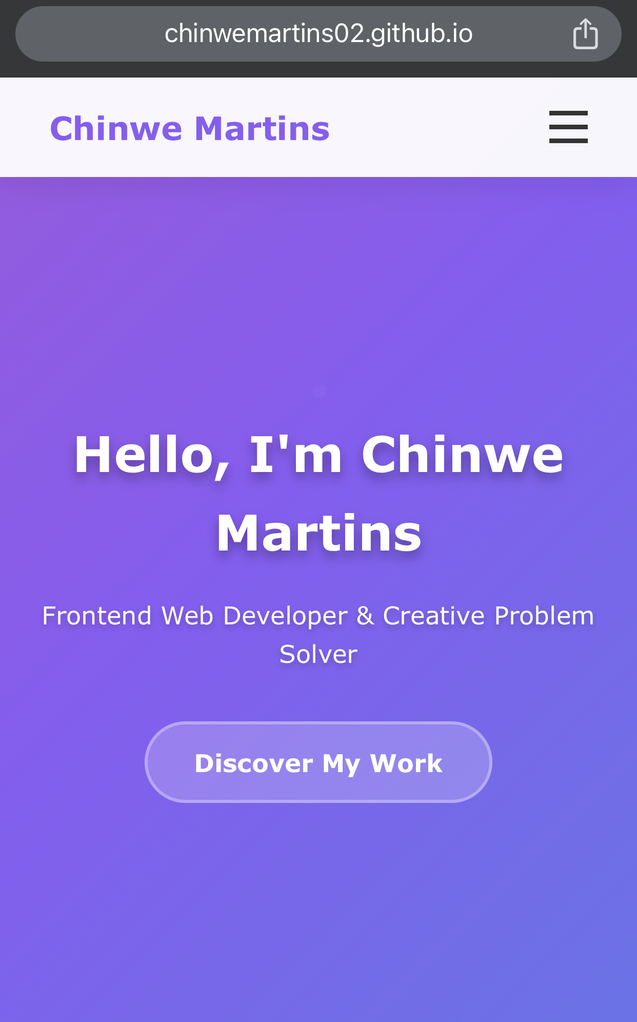 Portfolio Project